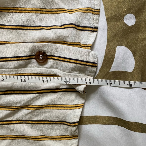 Off the Shoulder Yellow & Black Shirt - Picture 10 of 15